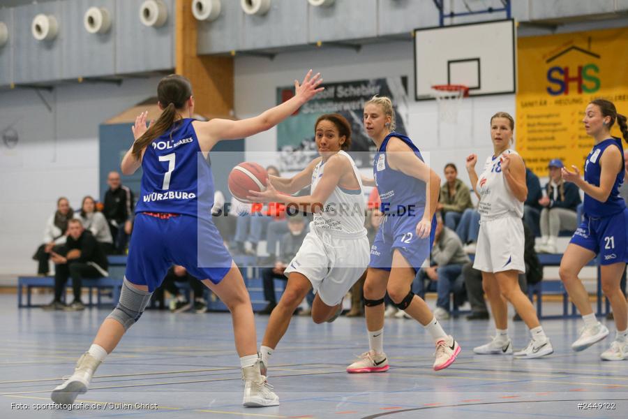 Hans-Wilhelm-Renkhoff Halle, Marktheidenfeld, 26.10.2024, sport, action, DBB, Regionalliga Damen HR-Nord, Basketball, TGW, TVM, TG 48 Würzburg 2, TV Marktheidenfeld - Bild-ID: 2449122
