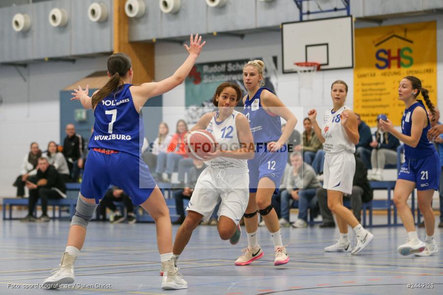 Hans-Wilhelm-Renkhoff Halle, Marktheidenfeld, 26.10.2024, sport, action, DBB, Regionalliga Damen HR-Nord, Basketball, TGW, TVM, TG 48 Würzburg 2, TV Marktheidenfeld - Bild-ID: 2449123