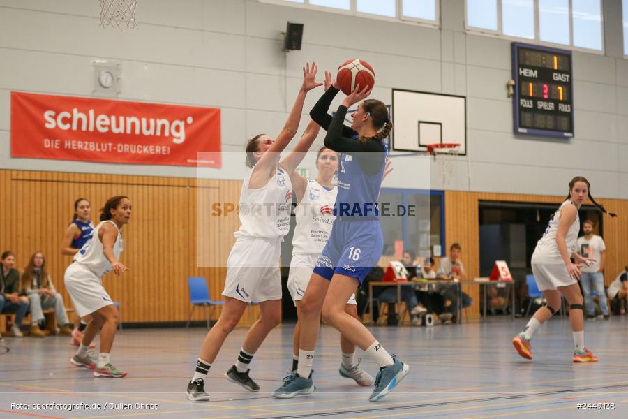 Hans-Wilhelm-Renkhoff Halle, Marktheidenfeld, 26.10.2024, sport, action, DBB, Regionalliga Damen HR-Nord, Basketball, TGW, TVM, TG 48 Würzburg 2, TV Marktheidenfeld - Bild-ID: 2449128