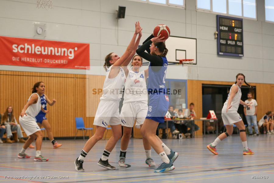 Hans-Wilhelm-Renkhoff Halle, Marktheidenfeld, 26.10.2024, sport, action, DBB, Regionalliga Damen HR-Nord, Basketball, TGW, TVM, TG 48 Würzburg 2, TV Marktheidenfeld - Bild-ID: 2449129
