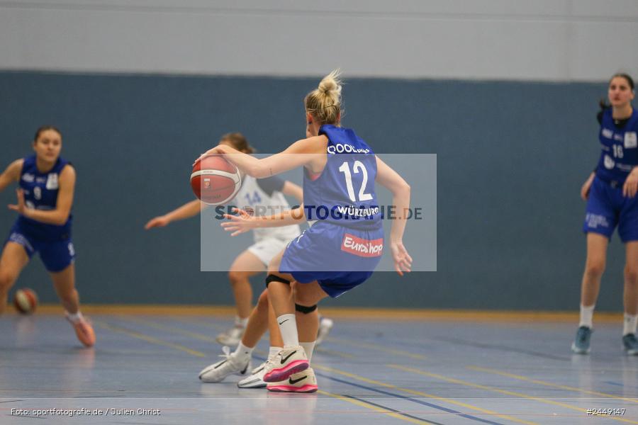 Hans-Wilhelm-Renkhoff Halle, Marktheidenfeld, 26.10.2024, sport, action, DBB, Regionalliga Damen HR-Nord, Basketball, TGW, TVM, TG 48 Würzburg 2, TV Marktheidenfeld - Bild-ID: 2449147