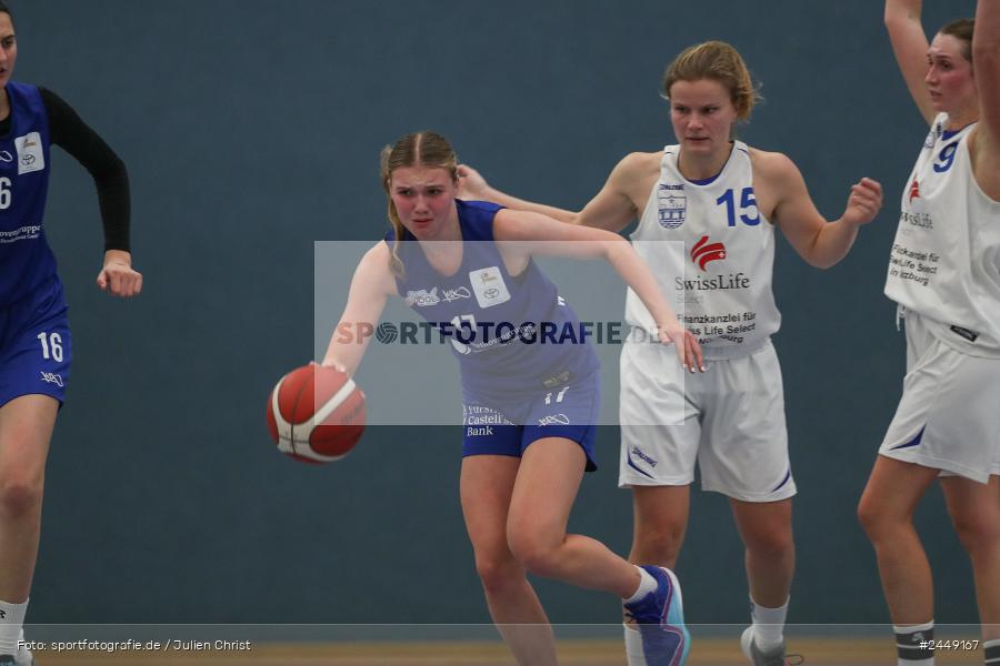 Hans-Wilhelm-Renkhoff Halle, Marktheidenfeld, 26.10.2024, sport, action, DBB, Regionalliga Damen HR-Nord, Basketball, TGW, TVM, TG 48 Würzburg 2, TV Marktheidenfeld - Bild-ID: 2449167