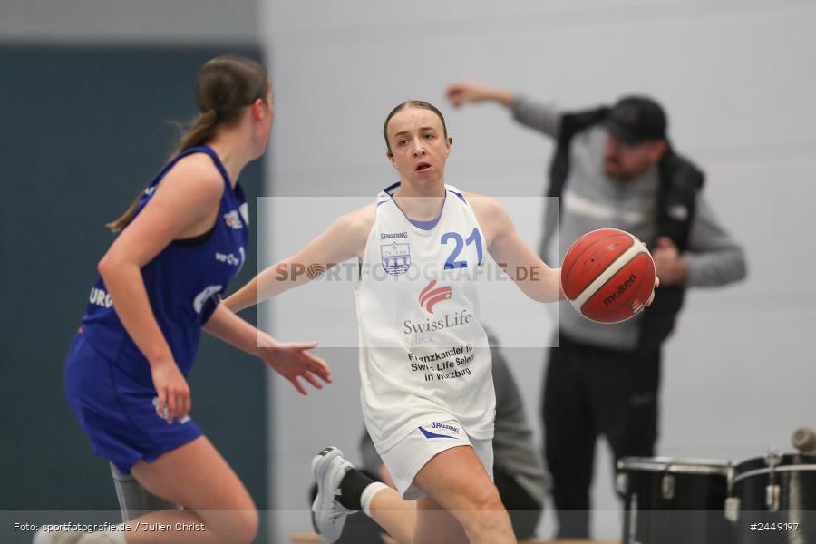Hans-Wilhelm-Renkhoff Halle, Marktheidenfeld, 26.10.2024, sport, action, DBB, Regionalliga Damen HR-Nord, Basketball, TGW, TVM, TG 48 Würzburg 2, TV Marktheidenfeld - Bild-ID: 2449197