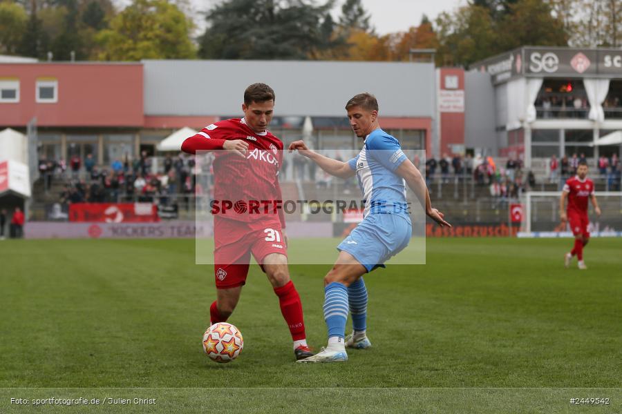 AKON Arena, Würzburg, 26.10.2024, sport, action, Fussball, BFV, Regionalliga Bayern, 17. Spieltag, FVI, FWK, FV Illertissen, FC Würzburger Kickers - Bild-ID: 2449542