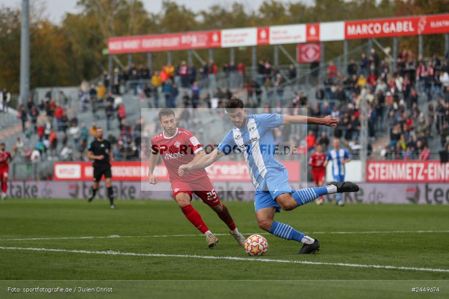 AKON Arena, Würzburg, 26.10.2024, sport, action, Fussball, BFV, Regionalliga Bayern, 17. Spieltag, FVI, FWK, FV Illertissen, FC Würzburger Kickers - Bild-ID: 2449674