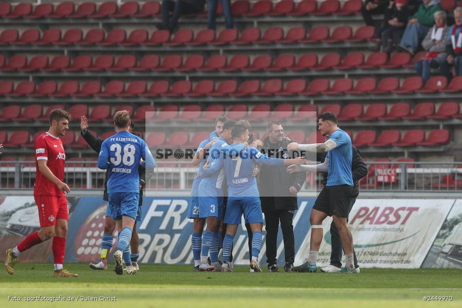 AKON Arena, Würzburg, 26.10.2024, sport, action, Fussball, BFV, Regionalliga Bayern, 17. Spieltag, FVI, FWK, FV Illertissen, FC Würzburger Kickers - Bild-ID: 2449970