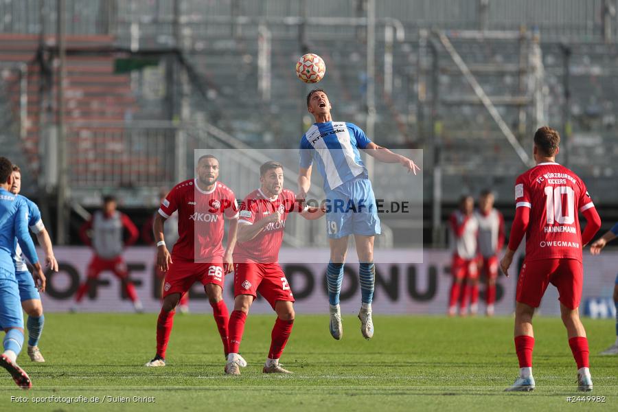 AKON Arena, Würzburg, 26.10.2024, sport, action, Fussball, BFV, Regionalliga Bayern, 17. Spieltag, FVI, FWK, FV Illertissen, FC Würzburger Kickers - Bild-ID: 2449982