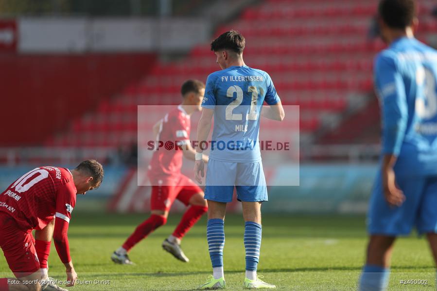 AKON Arena, Würzburg, 26.10.2024, sport, action, Fussball, BFV, Regionalliga Bayern, 17. Spieltag, FVI, FWK, FV Illertissen, FC Würzburger Kickers - Bild-ID: 2450002