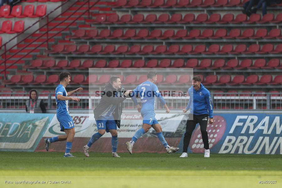 AKON Arena, Würzburg, 26.10.2024, sport, action, Fussball, BFV, Regionalliga Bayern, 17. Spieltag, FVI, FWK, FV Illertissen, FC Würzburger Kickers - Bild-ID: 2450027