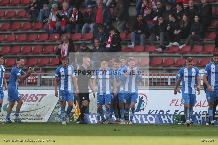 AKON Arena, Würzburg, 26.10.2024, sport, action, Fussball, BFV, Regionalliga Bayern, 17. Spieltag, FVI, FWK, FV Illertissen, FC Würzburger Kickers - Bild-ID: 2450031