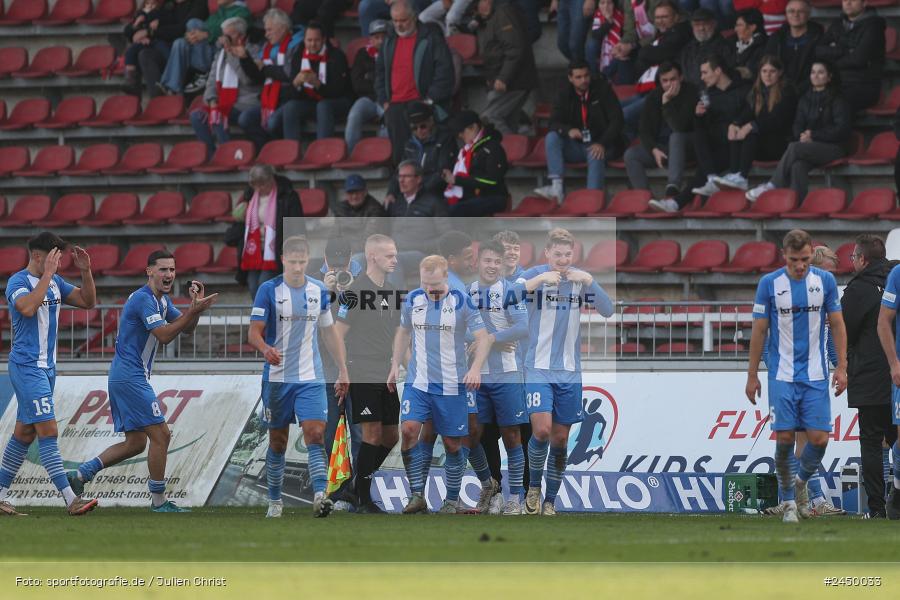 AKON Arena, Würzburg, 26.10.2024, sport, action, Fussball, BFV, Regionalliga Bayern, 17. Spieltag, FVI, FWK, FV Illertissen, FC Würzburger Kickers - Bild-ID: 2450033