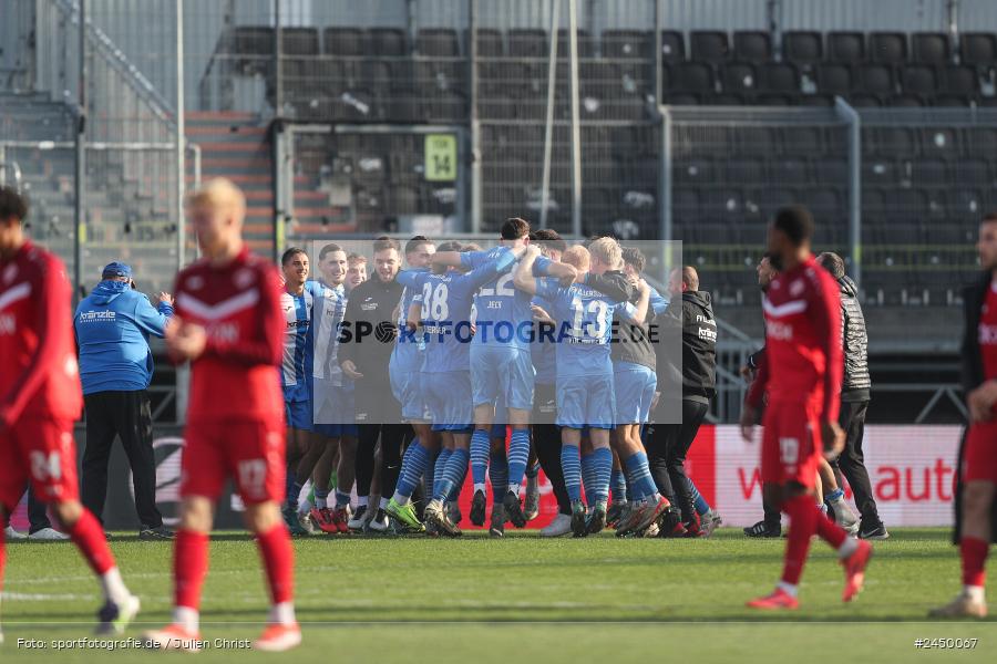AKON Arena, Würzburg, 26.10.2024, sport, action, Fussball, BFV, Regionalliga Bayern, 17. Spieltag, FVI, FWK, FV Illertissen, FC Würzburger Kickers - Bild-ID: 2450067