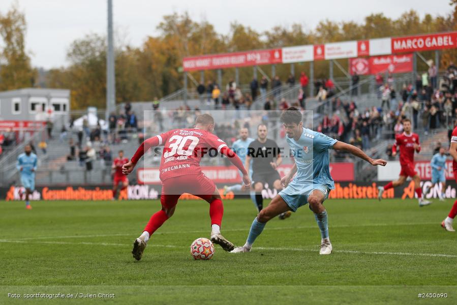 AKON Arena, Würzburg, 02.11.2024, sport, action, Fussball, BFV, 18. Spieltag, Regionalliga Bayern, TGM, FWK, Türkgücü München, FC Würzburger Kickers - Bild-ID: 2450690