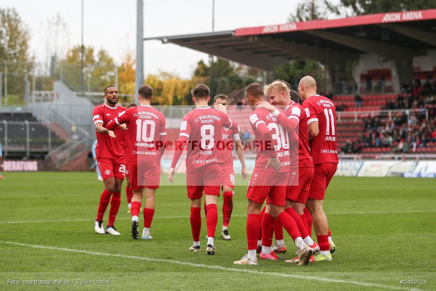 AKON Arena, Würzburg, 02.11.2024, sport, action, Fussball, BFV, 18. Spieltag, Regionalliga Bayern, TGM, FWK, Türkgücü München, FC Würzburger Kickers - Bild-ID: 2450724