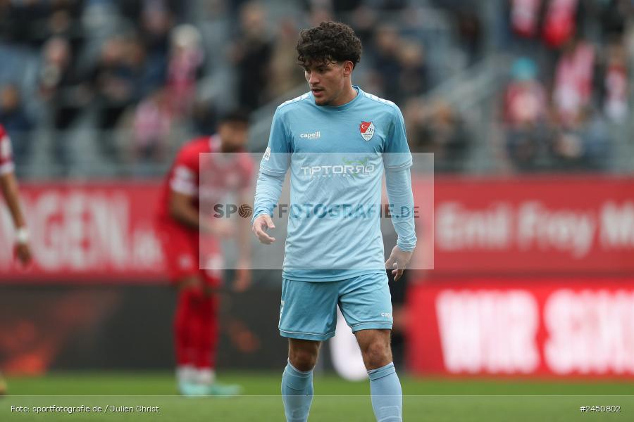 AKON Arena, Würzburg, 02.11.2024, sport, action, Fussball, BFV, 18. Spieltag, Regionalliga Bayern, TGM, FWK, Türkgücü München, FC Würzburger Kickers - Bild-ID: 2450802