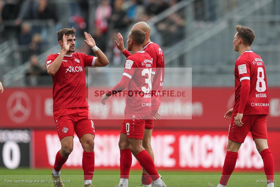 AKON Arena, Würzburg, 02.11.2024, sport, action, Fussball, BFV, 18. Spieltag, Regionalliga Bayern, TGM, FWK, Türkgücü München, FC Würzburger Kickers - Bild-ID: 2450826