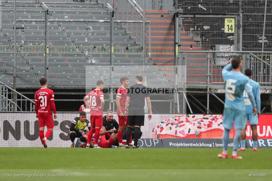 AKON Arena, Würzburg, 02.11.2024, sport, action, Fussball, BFV, 18. Spieltag, Regionalliga Bayern, TGM, FWK, Türkgücü München, FC Würzburger Kickers - Bild-ID: 2450885