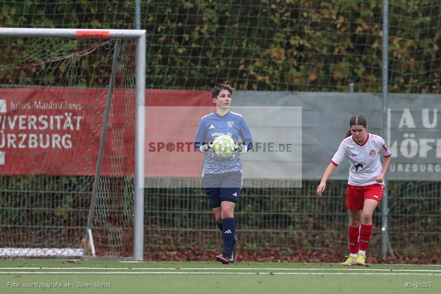 Sportpark Heuchelhof, Würzburg, 02.11.2024, sport, action, Fussball, BFV, 8. Spieltag, Frauen BOL, TSV, FWK, TSV 1846 Lohr am Main, FC Würzburger Kickers II - Bild-ID: 2451023 Sportpark Heuchelhof, Würzburg, 02.11.2024, sport, action, Fussball, BFV, 8. Spieltag, Frauen BOL, TSV, FWK, TSV 1846 Lohr am Main, FC Würzburger Kickers II - Bild-ID: 2451023