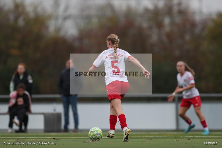 Sportpark Heuchelhof, Würzburg, 02.11.2024, sport, action, Fussball, BFV, 8. Spieltag, Frauen BOL, TSV, FWK, TSV 1846 Lohr am Main, FC Würzburger Kickers II - Bild-ID: 2451025 Sportpark Heuchelhof, Würzburg, 02.11.2024, sport, action, Fussball, BFV, 8. Spieltag, Frauen BOL, TSV, FWK, TSV 1846 Lohr am Main, FC Würzburger Kickers II - Bild-ID: 2451025