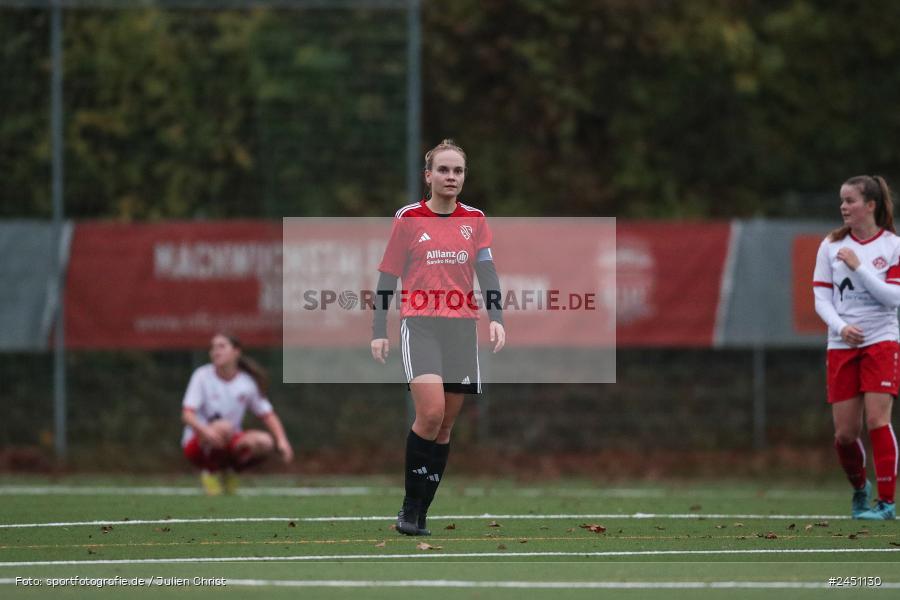 Sportpark Heuchelhof, Würzburg, 02.11.2024, sport, action, Fussball, BFV, 8. Spieltag, Frauen BOL, TSV, FWK, TSV 1846 Lohr am Main, FC Würzburger Kickers II - Bild-ID: 2451130