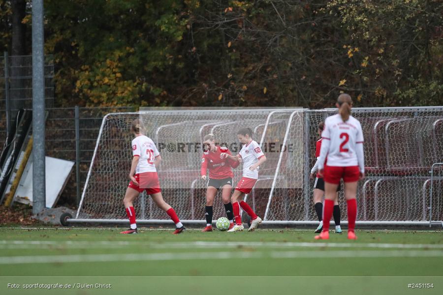Sportpark Heuchelhof, Würzburg, 02.11.2024, sport, action, Fussball, BFV, 8. Spieltag, Frauen BOL, TSV, FWK, TSV 1846 Lohr am Main, FC Würzburger Kickers II - Bild-ID: 2451154