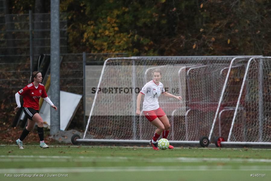 Sportpark Heuchelhof, Würzburg, 02.11.2024, sport, action, Fussball, BFV, 8. Spieltag, Frauen BOL, TSV, FWK, TSV 1846 Lohr am Main, FC Würzburger Kickers II - Bild-ID: 2451161 Sportpark Heuchelhof, Würzburg, 02.11.2024, sport, action, Fussball, BFV, 8. Spieltag, Frauen BOL, TSV, FWK, TSV 1846 Lohr am Main, FC Würzburger Kickers II - Bild-ID: 2451161