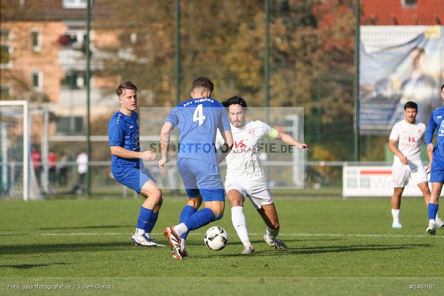 action, VAB, Sport, Schömig Digitaldruck Arena, SV Vatan Spor Aschaffenburg, Rimpar, Landesliga Nordwest, Fussball, BFV, ASV Rimpar, ASV, 19. Spieltag, 03.11.2024 - Bild-ID: 2451181