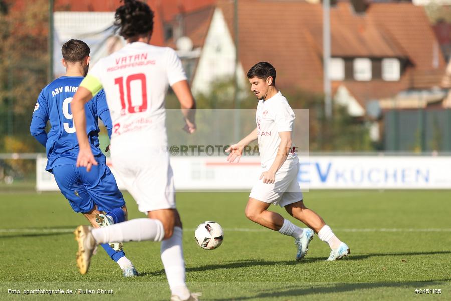 action, VAB, Sport, Schömig Digitaldruck Arena, SV Vatan Spor Aschaffenburg, Rimpar, Landesliga Nordwest, Fussball, BFV, ASV Rimpar, ASV, 19. Spieltag, 03.11.2024 - Bild-ID: 2451185