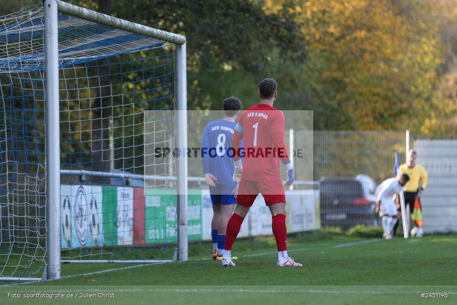 action, VAB, Sport, Schömig Digitaldruck Arena, SV Vatan Spor Aschaffenburg, Rimpar, Landesliga Nordwest, Fussball, BFV, ASV Rimpar, ASV, 19. Spieltag, 03.11.2024 - Bild-ID: 2451196