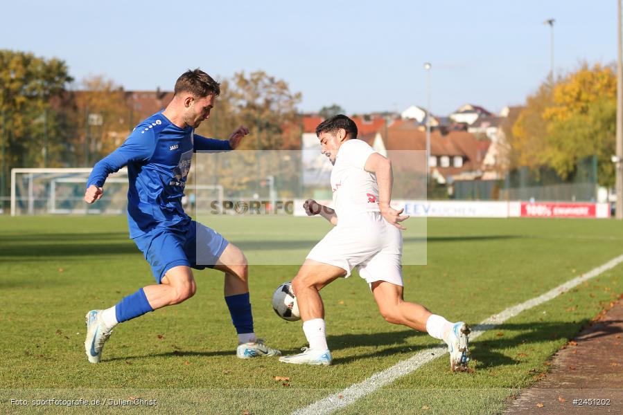 action, VAB, Sport, Schömig Digitaldruck Arena, SV Vatan Spor Aschaffenburg, Rimpar, Landesliga Nordwest, Fussball, BFV, ASV Rimpar, ASV, 19. Spieltag, 03.11.2024 - Bild-ID: 2451202