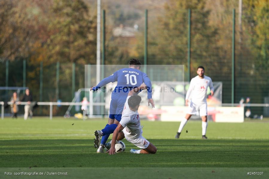 action, VAB, Sport, Schömig Digitaldruck Arena, SV Vatan Spor Aschaffenburg, Rimpar, Landesliga Nordwest, Fussball, BFV, ASV Rimpar, ASV, 19. Spieltag, 03.11.2024 - Bild-ID: 2451207