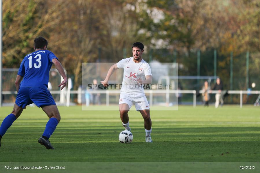 action, VAB, Sport, Schömig Digitaldruck Arena, SV Vatan Spor Aschaffenburg, Rimpar, Landesliga Nordwest, Fussball, BFV, ASV Rimpar, ASV, 19. Spieltag, 03.11.2024 - Bild-ID: 2451210