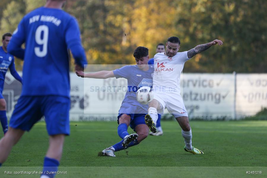 action, VAB, Sport, Schömig Digitaldruck Arena, SV Vatan Spor Aschaffenburg, Rimpar, Landesliga Nordwest, Fussball, BFV, ASV Rimpar, ASV, 19. Spieltag, 03.11.2024 - Bild-ID: 2451218