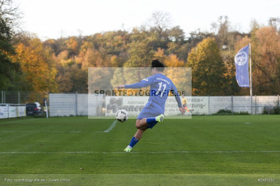 action, VAB, Sport, Schömig Digitaldruck Arena, SV Vatan Spor Aschaffenburg, Rimpar, Landesliga Nordwest, Fussball, BFV, ASV Rimpar, ASV, 19. Spieltag, 03.11.2024 - Bild-ID: 2451231