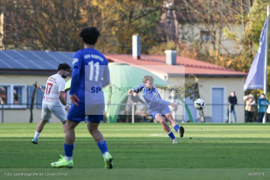 action, VAB, Sport, Schömig Digitaldruck Arena, SV Vatan Spor Aschaffenburg, Rimpar, Landesliga Nordwest, Fussball, BFV, ASV Rimpar, ASV, 19. Spieltag, 03.11.2024 - Bild-ID: 2451275