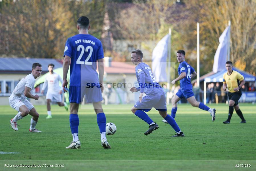 action, VAB, Sport, Schömig Digitaldruck Arena, SV Vatan Spor Aschaffenburg, Rimpar, Landesliga Nordwest, Fussball, BFV, ASV Rimpar, ASV, 19. Spieltag, 03.11.2024 - Bild-ID: 2451280