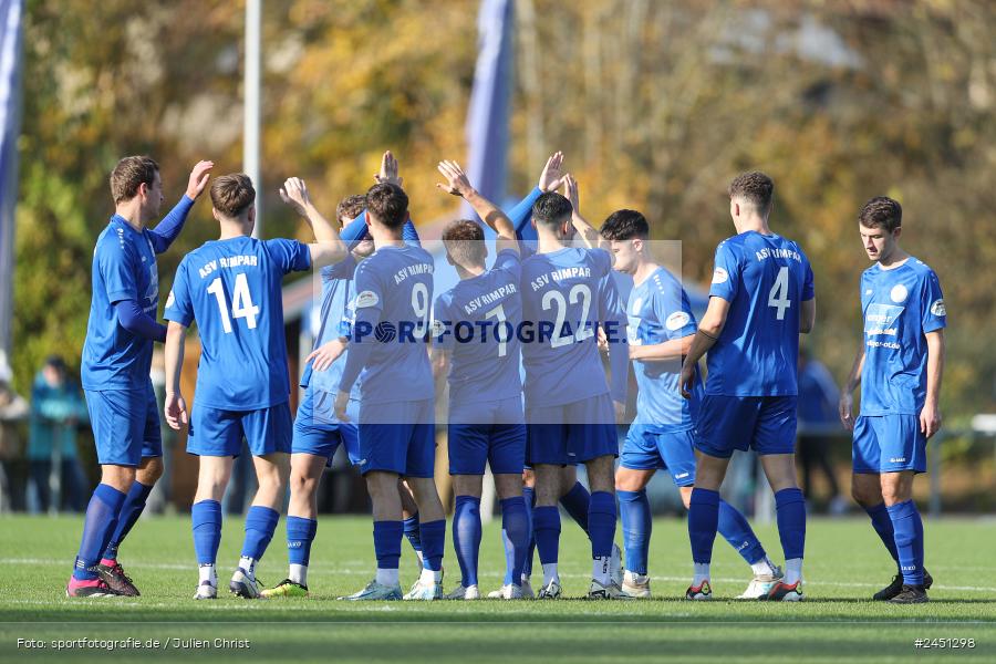 action, VAB, Sport, Schömig Digitaldruck Arena, SV Vatan Spor Aschaffenburg, Rimpar, Landesliga Nordwest, Fussball, BFV, ASV Rimpar, ASV, 19. Spieltag, 03.11.2024 - Bild-ID: 2451298