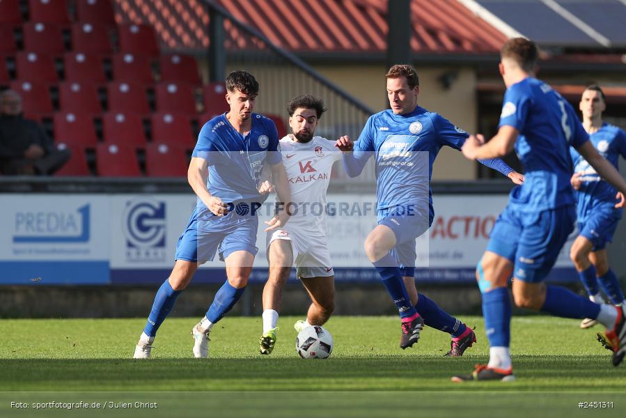 action, VAB, Sport, Schömig Digitaldruck Arena, SV Vatan Spor Aschaffenburg, Rimpar, Landesliga Nordwest, Fussball, BFV, ASV Rimpar, ASV, 19. Spieltag, 03.11.2024 - Bild-ID: 2451311