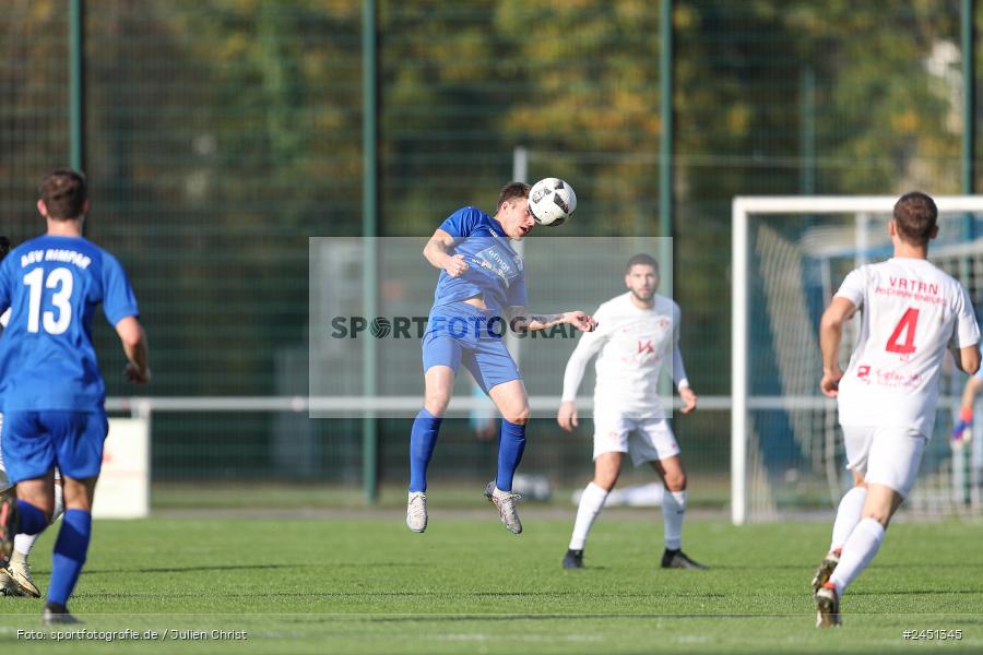action, VAB, Sport, Schömig Digitaldruck Arena, SV Vatan Spor Aschaffenburg, Rimpar, Landesliga Nordwest, Fussball, BFV, ASV Rimpar, ASV, 19. Spieltag, 03.11.2024 - Bild-ID: 2451345