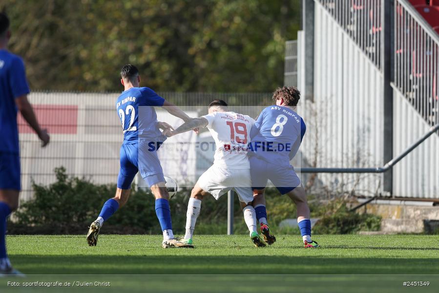 action, VAB, Sport, Schömig Digitaldruck Arena, SV Vatan Spor Aschaffenburg, Rimpar, Landesliga Nordwest, Fussball, BFV, ASV Rimpar, ASV, 19. Spieltag, 03.11.2024 - Bild-ID: 2451349