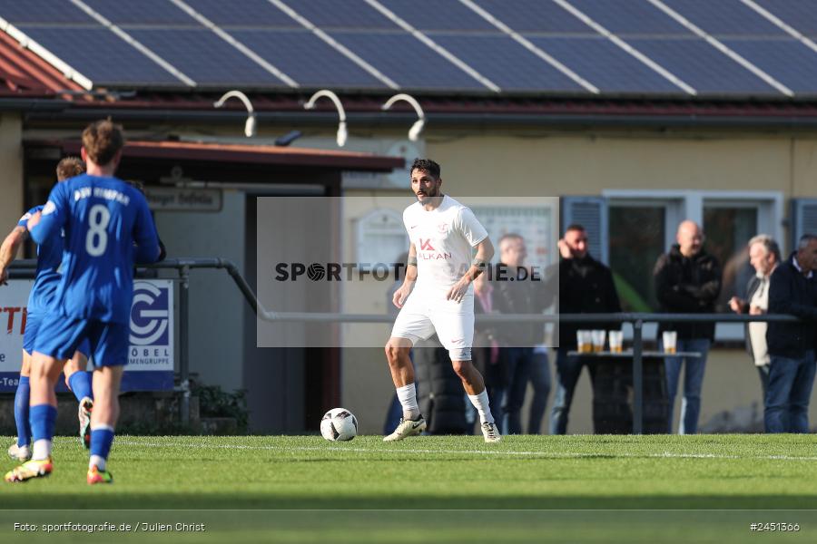 action, VAB, Sport, Schömig Digitaldruck Arena, SV Vatan Spor Aschaffenburg, Rimpar, Landesliga Nordwest, Fussball, BFV, ASV Rimpar, ASV, 19. Spieltag, 03.11.2024 - Bild-ID: 2451366