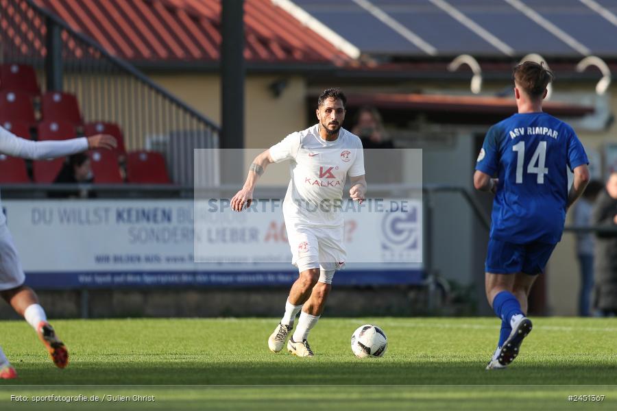 action, VAB, Sport, Schömig Digitaldruck Arena, SV Vatan Spor Aschaffenburg, Rimpar, Landesliga Nordwest, Fussball, BFV, ASV Rimpar, ASV, 19. Spieltag, 03.11.2024 - Bild-ID: 2451367