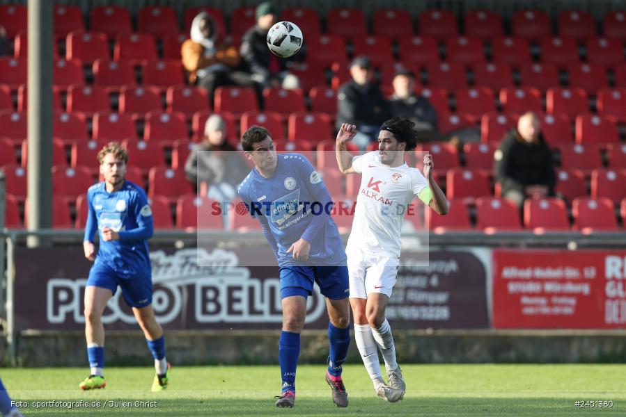 action, VAB, Sport, Schömig Digitaldruck Arena, SV Vatan Spor Aschaffenburg, Rimpar, Landesliga Nordwest, Fussball, BFV, ASV Rimpar, ASV, 19. Spieltag, 03.11.2024 - Bild-ID: 2451380