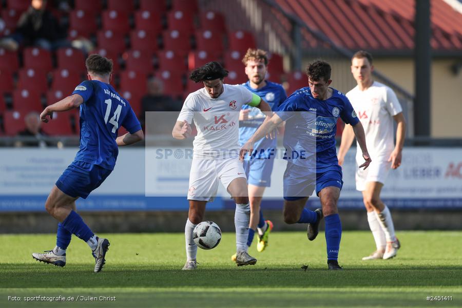 action, VAB, Sport, Schömig Digitaldruck Arena, SV Vatan Spor Aschaffenburg, Rimpar, Landesliga Nordwest, Fussball, BFV, ASV Rimpar, ASV, 19. Spieltag, 03.11.2024 - Bild-ID: 2451411