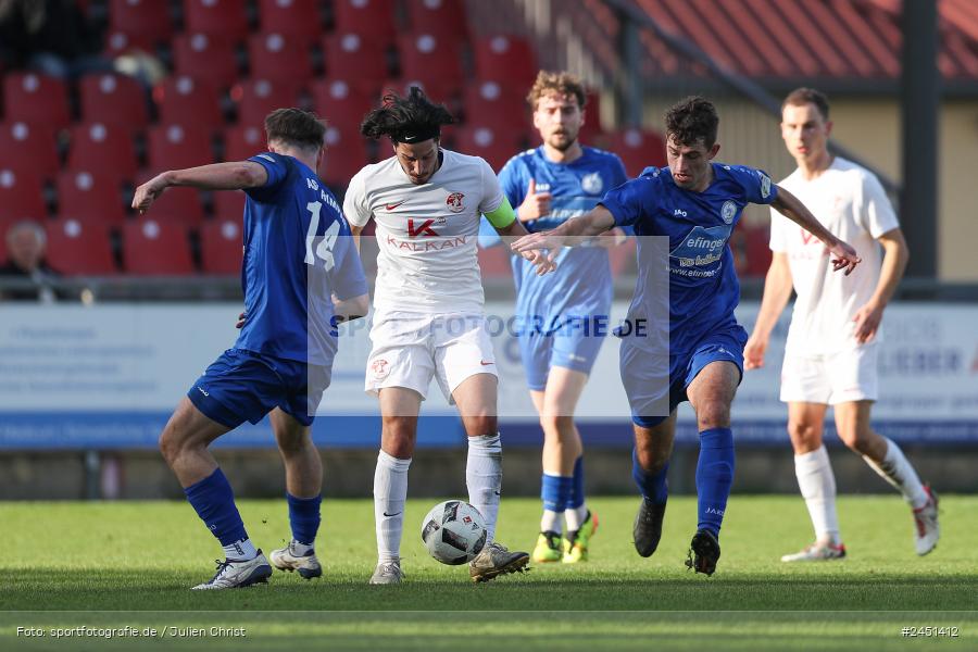 action, VAB, Sport, Schömig Digitaldruck Arena, SV Vatan Spor Aschaffenburg, Rimpar, Landesliga Nordwest, Fussball, BFV, ASV Rimpar, ASV, 19. Spieltag, 03.11.2024 - Bild-ID: 2451412