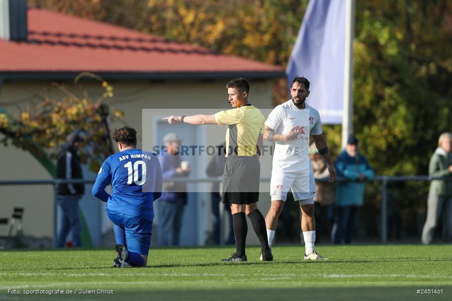 action, VAB, Sport, Schömig Digitaldruck Arena, SV Vatan Spor Aschaffenburg, Rimpar, Landesliga Nordwest, Fussball, BFV, ASV Rimpar, ASV, 19. Spieltag, 03.11.2024 - Bild-ID: 2451461