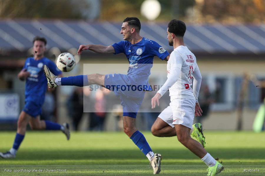 action, VAB, Sport, Schömig Digitaldruck Arena, SV Vatan Spor Aschaffenburg, Rimpar, Landesliga Nordwest, Fussball, BFV, ASV Rimpar, ASV, 19. Spieltag, 03.11.2024 - Bild-ID: 2451474