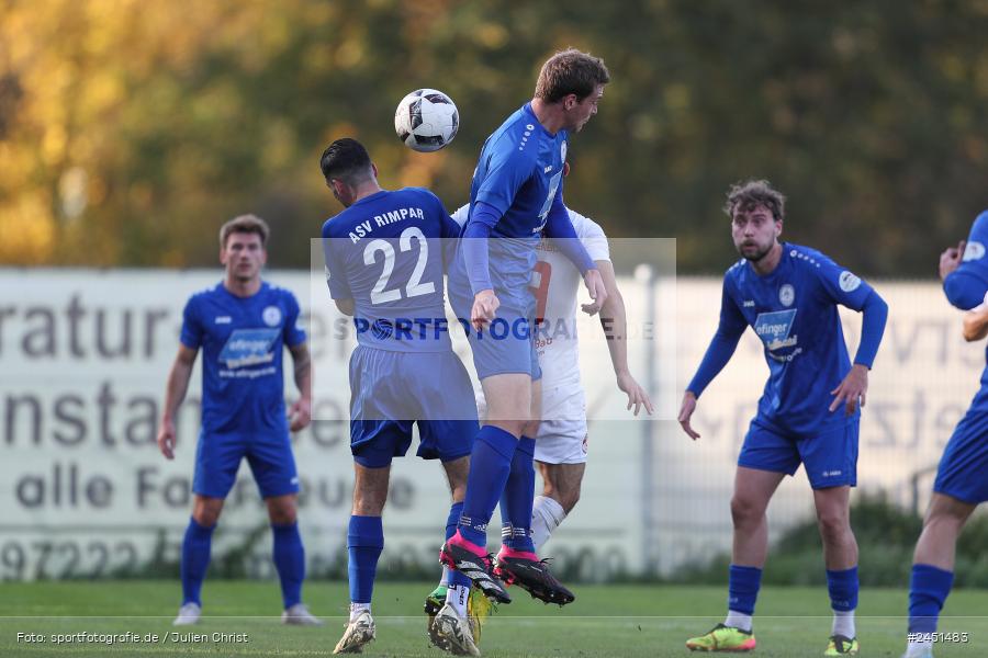 action, VAB, Sport, Schömig Digitaldruck Arena, SV Vatan Spor Aschaffenburg, Rimpar, Landesliga Nordwest, Fussball, BFV, ASV Rimpar, ASV, 19. Spieltag, 03.11.2024 - Bild-ID: 2451483