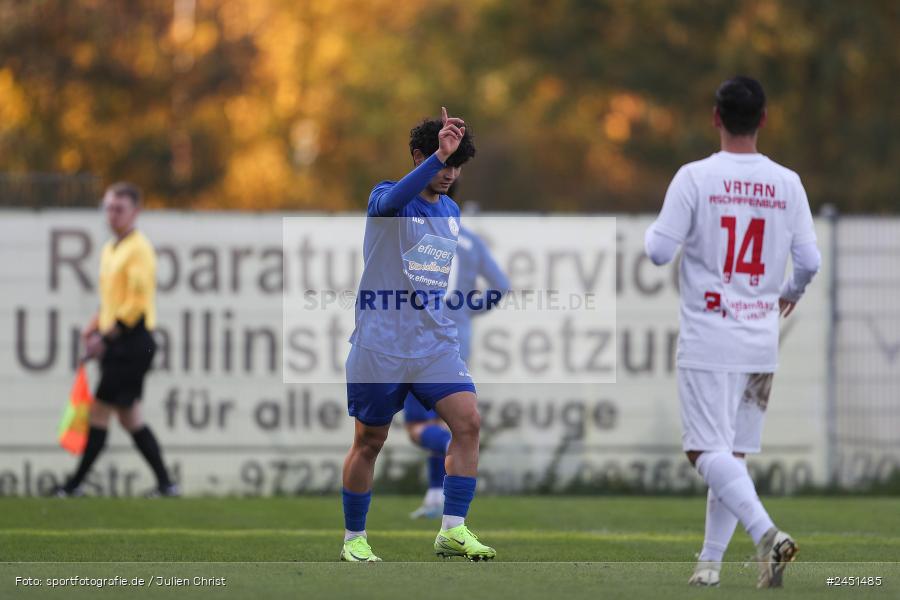action, VAB, Sport, Schömig Digitaldruck Arena, SV Vatan Spor Aschaffenburg, Rimpar, Landesliga Nordwest, Fussball, BFV, ASV Rimpar, ASV, 19. Spieltag, 03.11.2024 - Bild-ID: 2451485
