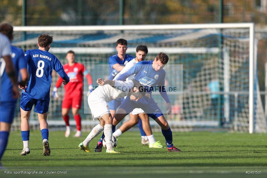 action, VAB, Sport, Schömig Digitaldruck Arena, SV Vatan Spor Aschaffenburg, Rimpar, Landesliga Nordwest, Fussball, BFV, ASV Rimpar, ASV, 19. Spieltag, 03.11.2024 - Bild-ID: 2451501